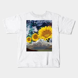 Yellow sunflowers Kids T-Shirt